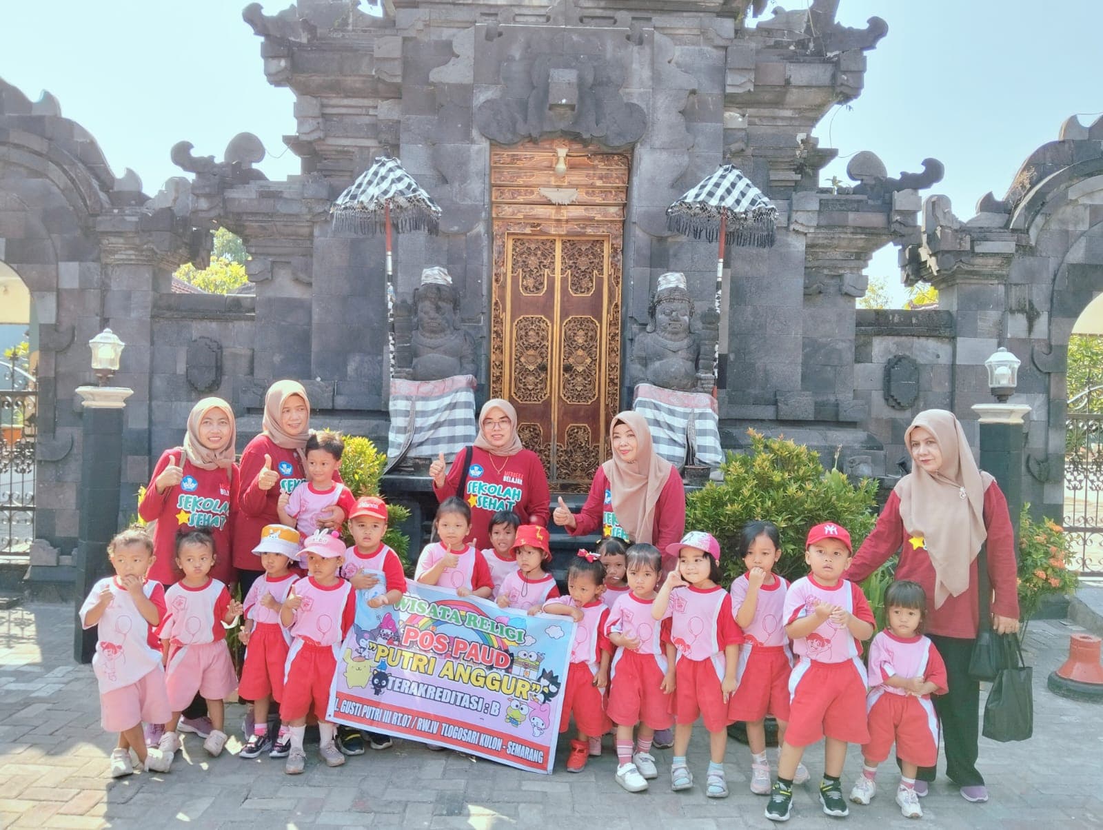 Wisata religi anak-anak PAUD